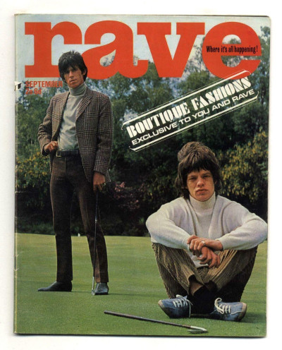 Rave Magazine September 1965 Billy Fury Lulu G Pitney Byrds Rolling Stones Donovan George Harrison