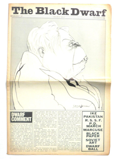 Black Dwarf Magazine 18 April No 15 1969 Ralph Steadman/Soviet art/Marcuse