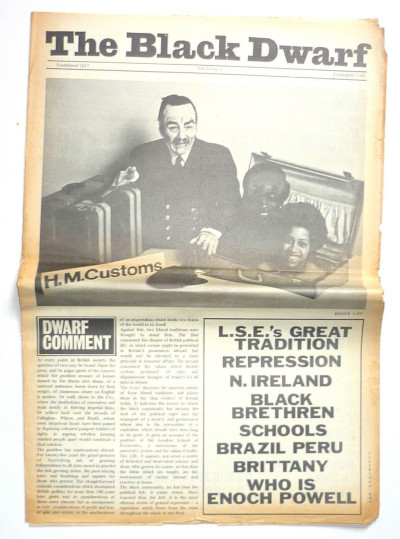Black Dwarf Magazine 14 March Volume 14 No 1 1969 Northen Ireland Racism Imperialism Enoch Powell