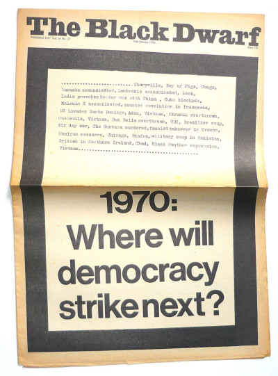Black Dwarf Magazine 16 January Volume 14 No 27 1970 Bobby Seale Jail letter-Black Panthers