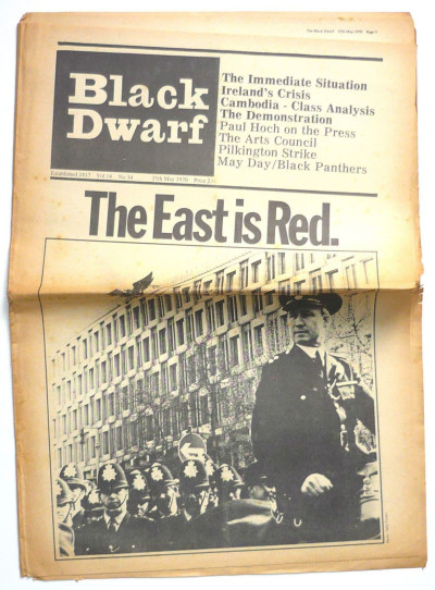 Black Dwarf Magazine 25 May Volume 14 No 34. 1970 Black Panthers/Ireland's crisis/Cambodia