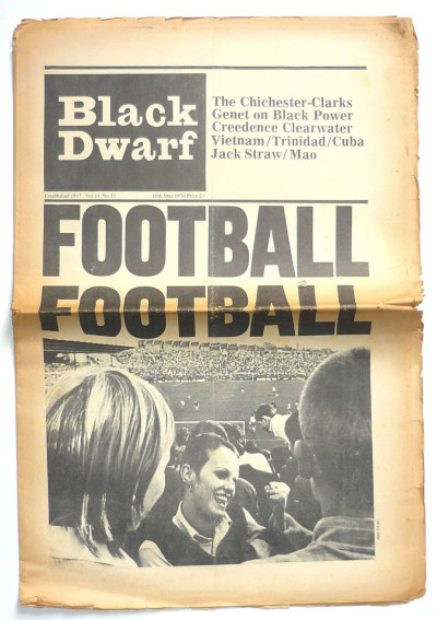 Black Dwarf Magazine 10 May 1970 No 33 Football Mao Creedence Black Power Cuba