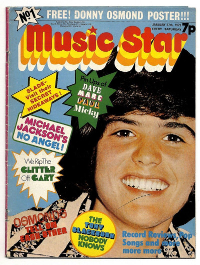 Music Star Magazine No 1 27 January 1973 Marc Bolan Sweet David Donny Osmond Lynsey D Paul McCartney