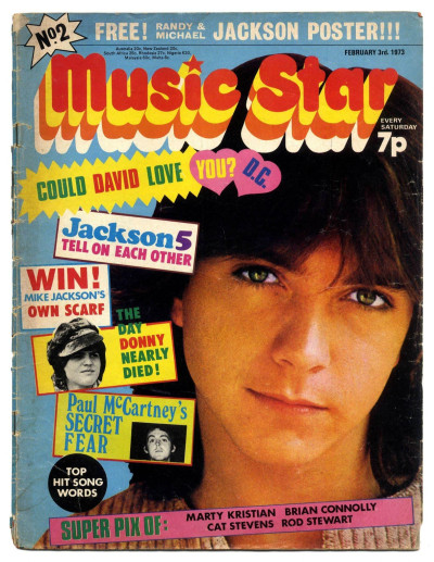 Music Star Magazine No 2 3 February 1973 Marc Bolan Sweet David Bowie David Cassidy Donny Osmond