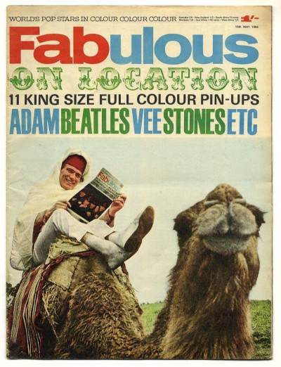 Fabulous Magazine 16 May 1964 Lots of Beatles in this issue Rolling Stones Adam Faith Steve McQueen