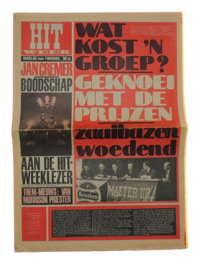 Hitweek Magazine 26 January 1967 Lovin' Spoonful Pink Floyd Van Morrison G Earring