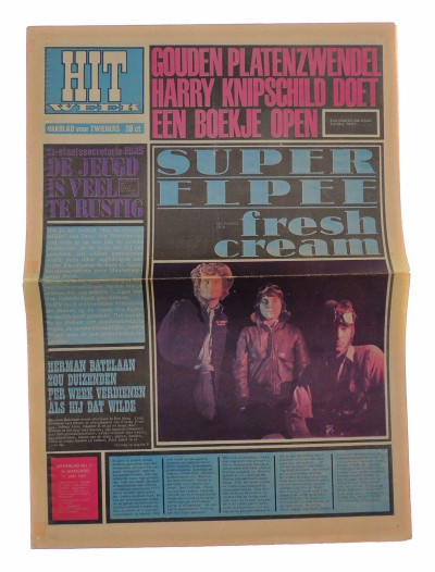 Hitweek Magazine 19 January 1967 Cream The Tee-Set Golden Earrings