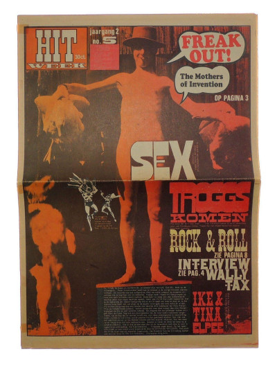 Hitweek Magazine No 5, 22 October 1966 Troggs Frank Zappa/Mothers Ike Tina Turner