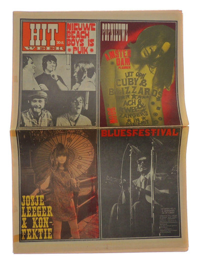 Hitweek Magazine No 6, 28 October 1966 Cuby + Blizzards John Lennon Beach Boys Blues