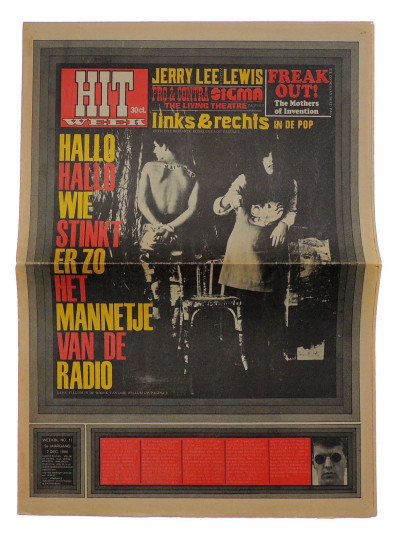Hitweek Magazine 2 December 1966 Zappa/Mothers Andrew Loog Oldham Jimmy Page