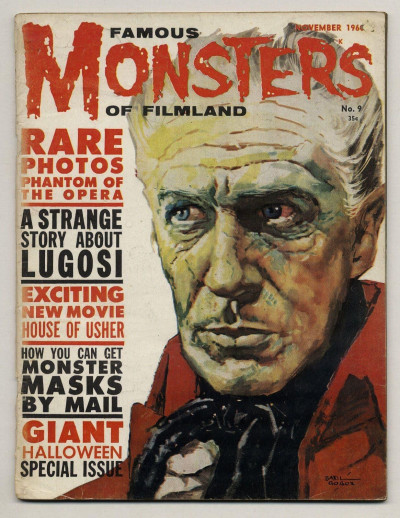 FAMOUS MONSTERS OF FILMLAND Issue No 9 November 1960 Vol 2 No 9 Magazine/Comic