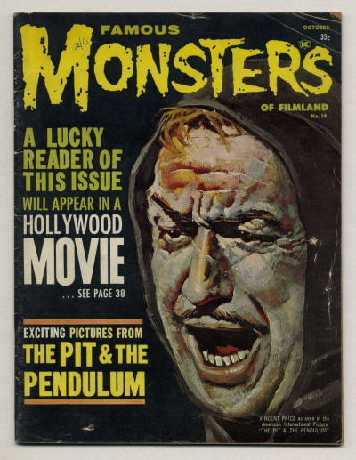 FAMOUS MONSTERS OF FILMLAND Issue No 14 October 1961 Vol 3 No 5 Magazine/Comic