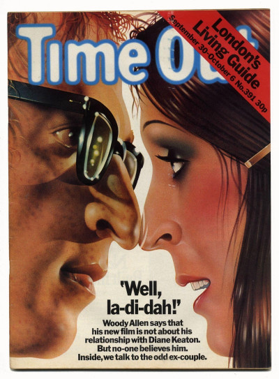 Time Out Magazine No 391 September 1977 Woody Allen Diane Keaton Royal Academy