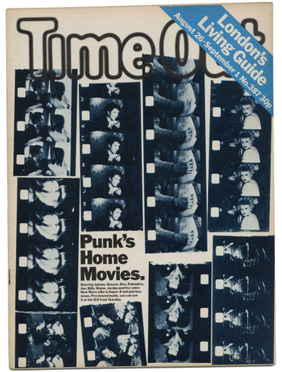 Time Out Magazine No 387 August 26-September 1 1977 Punk's film movies Don Letts interview