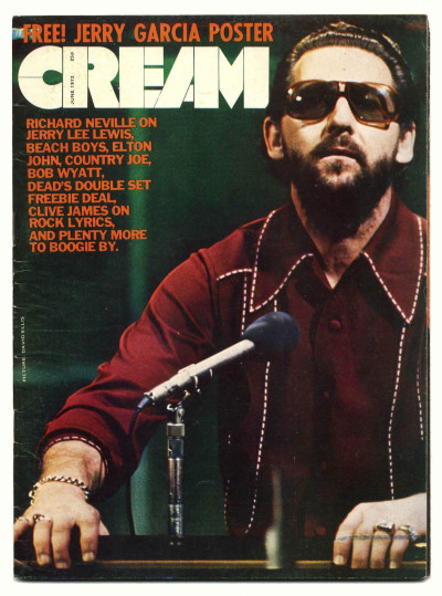 Cream UK Magazine No 12 June 1972 Vol 2 No 2 with giant size 56x82cm Jerry Garcia poster!