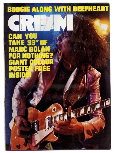 Cream UK Magazine Vol 2 No 1 May 1972 Marc Bolan Grateful Dead Roy Wood/Move Captain Beefheart