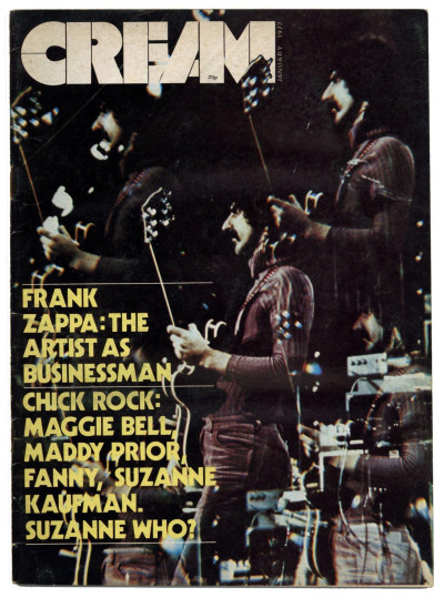 Cream UK Magazine No 9 January 1972  Frank Zappa Freddie King Billy Cox Jimi Hendrix Bob Dylan Fanny