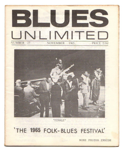 Blues Unlimited Magazine No 27 November 1965 Folk Blues Festival Muddy Waters Dr Ross Son House
