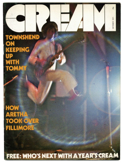 Cream UK Magazine No 6 October 1971 Pete Townshend/The Who Aretha Franklin Doors Edgar Broughton