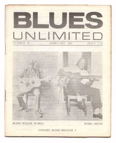 Blues Unlimited Magazine No 30 February 1966 Babe Stovall Zu Zu Bollin Little Sonny Cooper Son Hous
