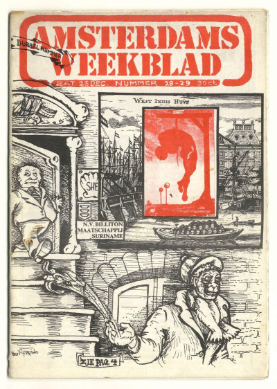 Amsterdam's Weekblad Magazine Issue Nr 28 & Nr 29 December 23, 1972 Dutch underground counter cultur