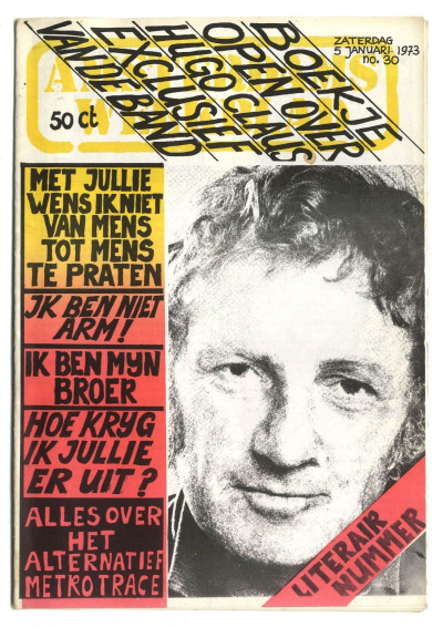 Amsterdam's Weekblad Magazine Issue Nr 30 Januari January 5, 1973 Dutch underground counter culture