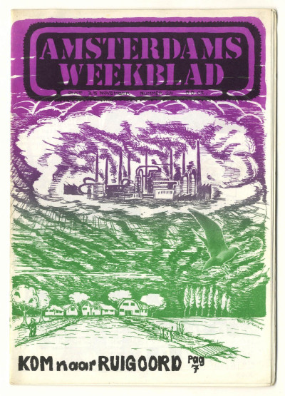 Amsterdam's Weekblad Magazine Issue Nr 24 November 25, 1972 Dutch underground counter culture