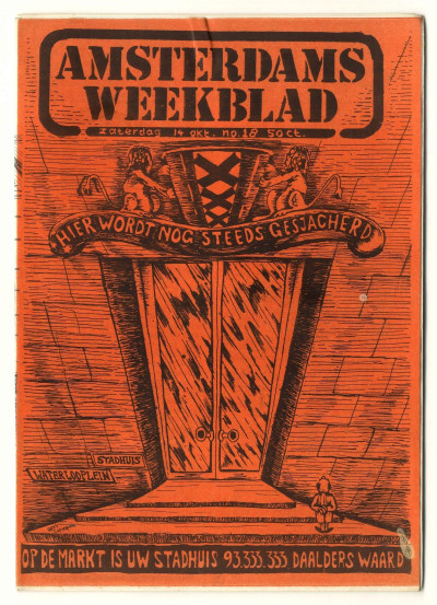 Amsterdam's Weekblad Magazine Issue Nr 18 Oktober October 14, 1972 Dutch underground counter culture