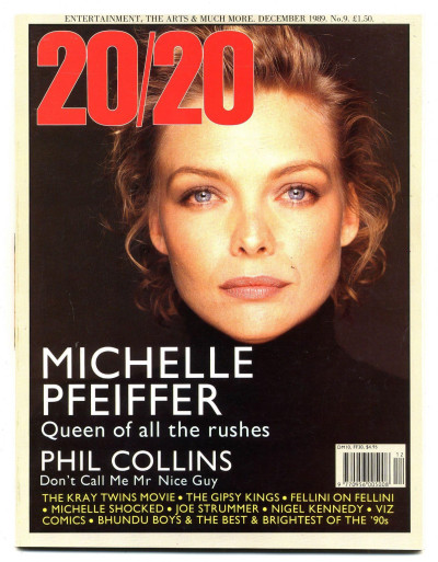 20/20 Time Out Magazine No 9 December 1989 Joe Strummer Federico Fellini John McVicar Phil Collins