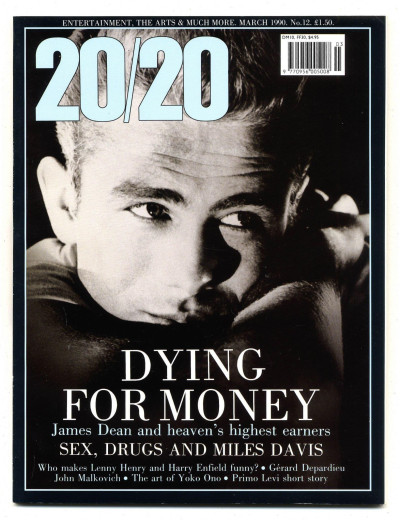 20/20 Time Out Magazine No 12 March 1990 James Dean Yoko Ono Harry Enfield