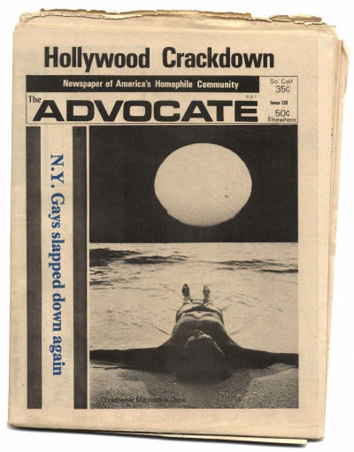 The Advocate No 129 January 16, 1974 Gay interest magazine/newspaper