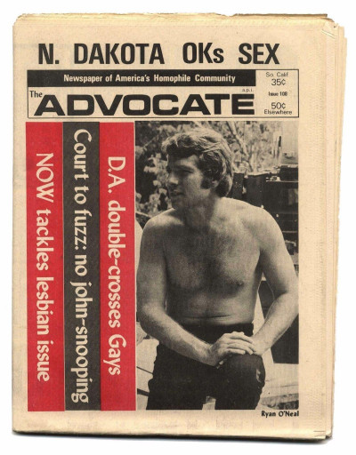 The Advocate No 108 March 28, 1973 Gay interest magazine/newspaper