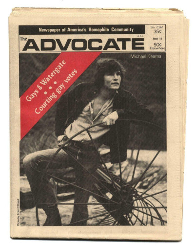 The Advocate No 113 June 6, 1973 Gay interest magazine/newspaper