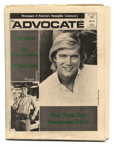 The Advocate No 115 July 4, 1973 Gay interest magazine/newspaper