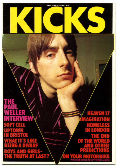 Kicks Magazine No 4 February 1982 Paul Weller Soft Cell David Rappaport Heaven 17 Fun Boy Three