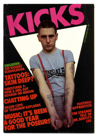 Kicks Magazine No 2 December 1981 Sid Vicious The Clash Julian Cope Skinheads Altered Images