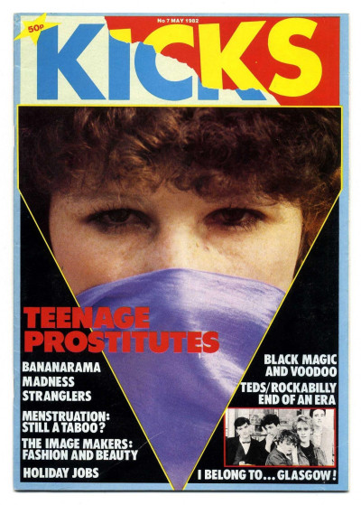 Kicks Magazine no 7 May 1982 Stranglers Madness Teds Rockabilly Black Magic Voodoo