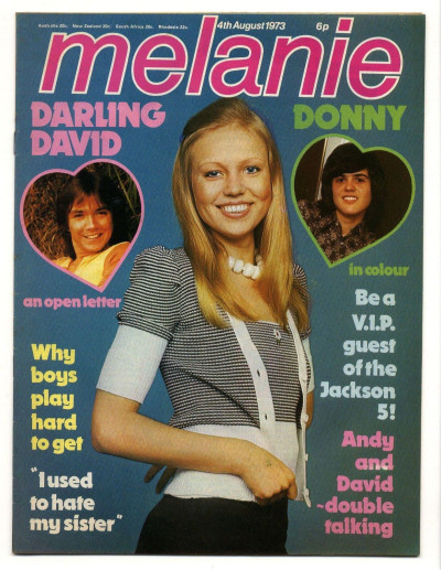 Melanie Magazine No 26 August 4 1973 Alice Cooper Lord Sutch Donny Jackson Five 5