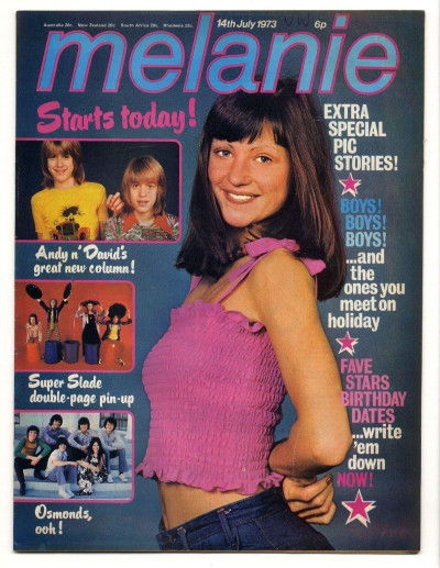 Melanie Magazine No 23 July 14 1973 Slade Roxy Music Osmonds