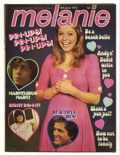 Melanie Magazine No 18 June 9 1973 Marc Bolan Donny Osmond Ben Murphy