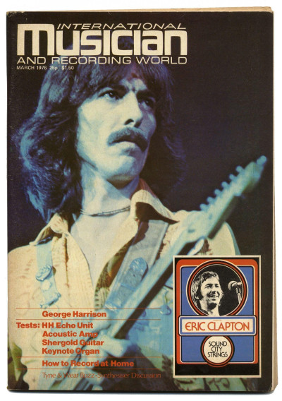 International Musician & Recording World Magazine March 1976 Mick Green George Harrison Ian Gillan
