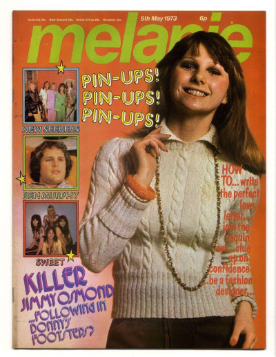 Melanie Magazine No 13 May 5 1973 New Seekers Ben Murphy Slade