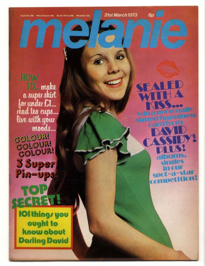 Melanie Magazine No 8 March 31 1973 Cliff Richard David Cassidy Simon Turner