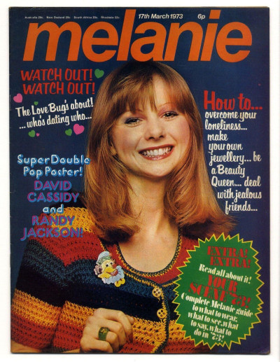 Melanie Magazine No 6 March 17 1973 Wings/Paul McCartney David Cassidy R Jackson