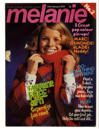 Melanie Magazine No 2 February 17 1973 Marc Bolan Osmonds Slade