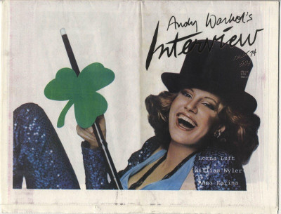 Andy Warhol's Interview March 1974 Lorna Luft Anna Karina William Wyler Ben Vereen Arnold Weissberge