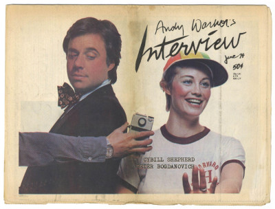 Andy Warhol's Interview June 1974 Brigette Ariel Cybil Peter Bogdanovich Pierre Clementi David Bowie