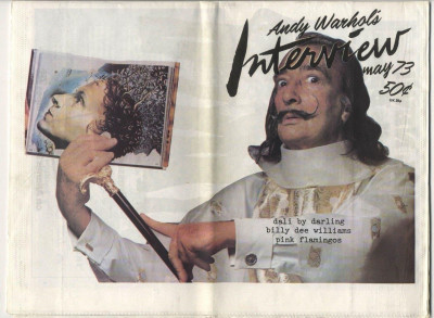 Andy Warhol's Interview No 32 May 1973 Salvador Dali John Waters Rudi Gernreich