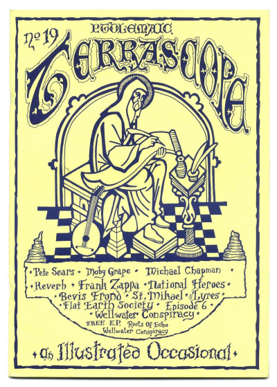 Ptolemaic Terrascope magazine No 19 September 1995 Moby Grape Bevis Frond Frank Zappa Flat Earth