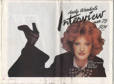 Andy Warhol's Interview No 31 March 1973 Lou Reed David Bowie Stan Lee Cheyenne Karl Lagerfeld Hiram